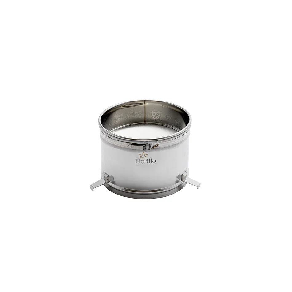 2601 Doppelsieb Edelstahl-Nylon (200/400 kg) für Lagerbehälter Ø 464
