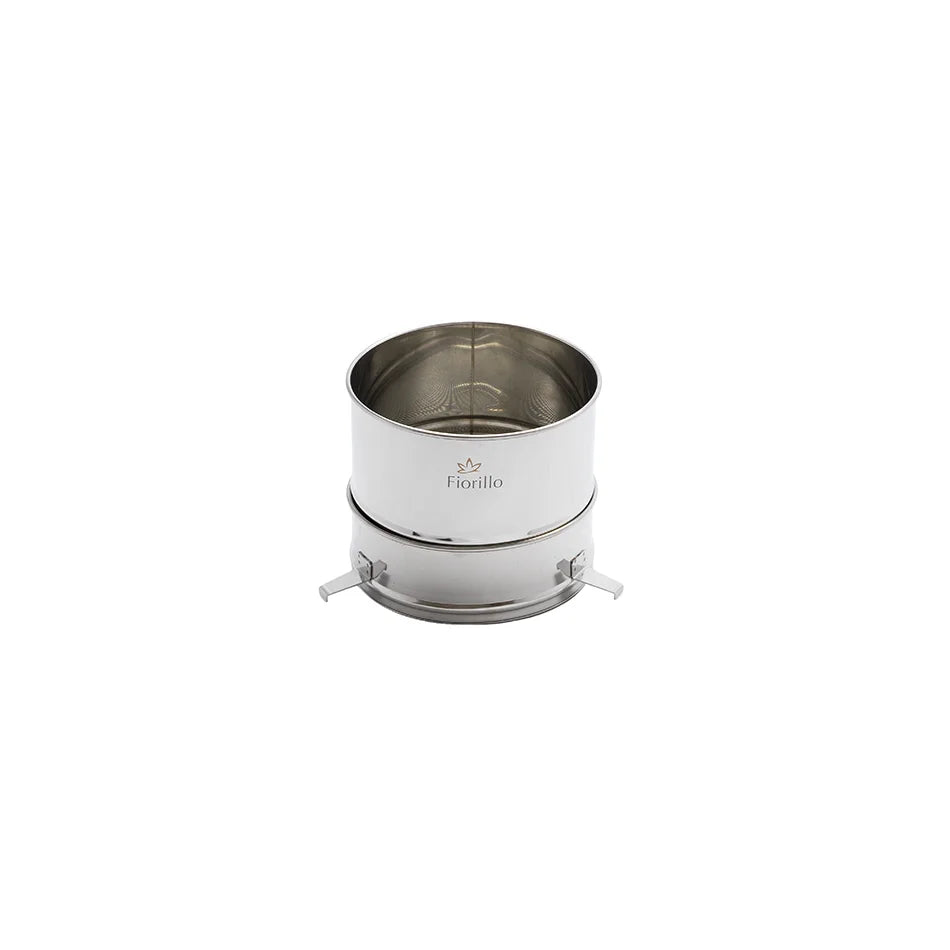 2607 Doppelsieb mit Edelstahlgewebe (50/100 kg) für Honigreifer Ø 305