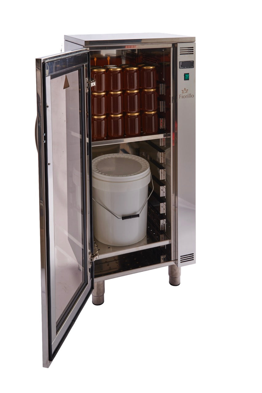 2140 Honigabfüllschrank / Lagerbehälter für 2 Behälter à 25 kg